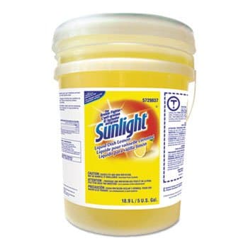 Diversey Sunlight Liquid Dishwashing Detergent 5 Gallon Pail