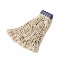 Rubbermaid White, 24-oz Synthetic Wet Mop Heads-5-in Blue Headband