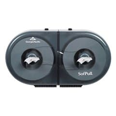 Georgia-Pacific SofPull Mini Coreless Centerpull Twin Bath Tissue Dispenser