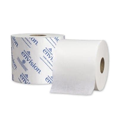 Georgia-Pacific White, 1-Ply High-Capacity Standard Bath Tissue-1500-ft.