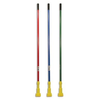 Rubbermaid Red And Yellow, Gripper Fiberglass Mop Handle-60-in