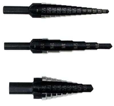 Irwin 4 PC. General Purpose Unibit Step Drill Set