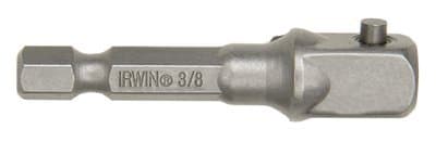 Irwin 3/8" Hex Shank Square Drive Socket Adapter