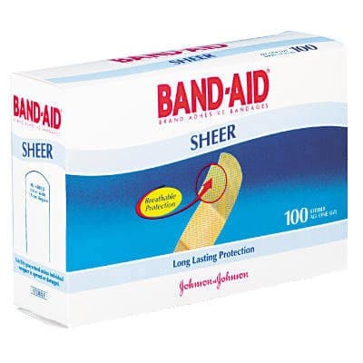 Johnson & Johnson Flexible Fabric, Adhesive Bandages-0.75 x 3