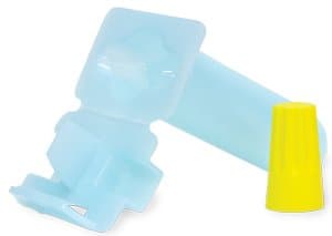 King Innovation DryConn Direct Bury Strain Relief Silicone Tube w/ Yellow Wire Connector