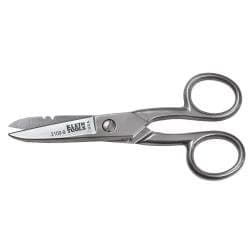 Klein Tools Stainless Steel Electricians Scissors Stripping Notches