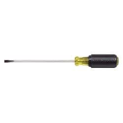 Klein Tools 3/16'' Cabinet-Tip  Screwdriver  10'' Round-Shank