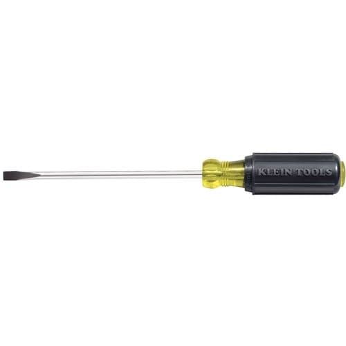 Klein Tools 10'' Heavy-Duty Screwdriver - 1/4'' Cabinet Tip