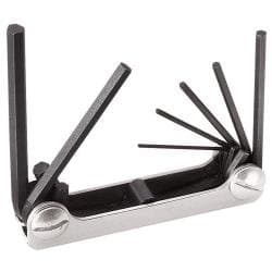 Klein Tools Seven-Key Metric Folding Hex-Key Set