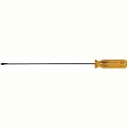 Klein Tools 3/16'' Cabinet-Tip Screwdriver - 10'' Round-Shank