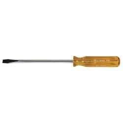 Klein Tools 3/8'' Keystone-Tip Screwdriver - 8'' Round-Shank