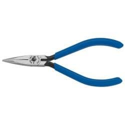 Klein Tools 4'' Midget Long-Nose Pliers - Slim Nose with Spring
