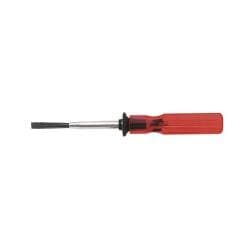 Klein Tools 5/16'' Slotted Screw-Holding Screwdriver, 4'' Shank