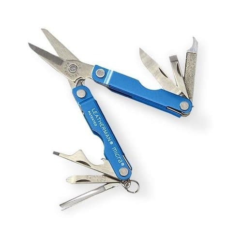 Leatherman Stainless Steel Micra Multi-Tool, Blue