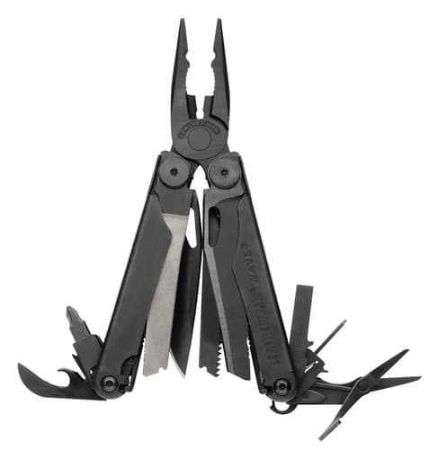 Leatherman Black Oxide Wave Multi-Tool with Black Molle Sheath