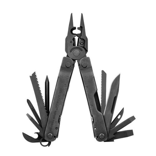 Leatherman Black Oxide Super Tool 300 EOD with Black Molle Sheath