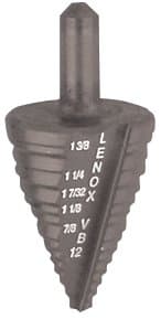 Lenox 3/8" 5 Step High Speed Steel Fractional Vari-Bit Step Drill Bit