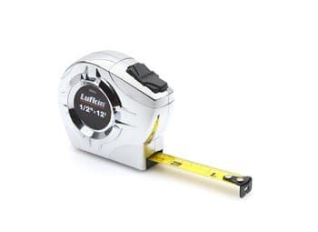 Lufkin 1/2"X12' P2000 Series Chrome Tape Measure