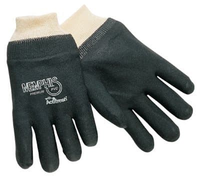 Memphis Glove Gauntlet Style Premium Double-Dipped PVC Gloves