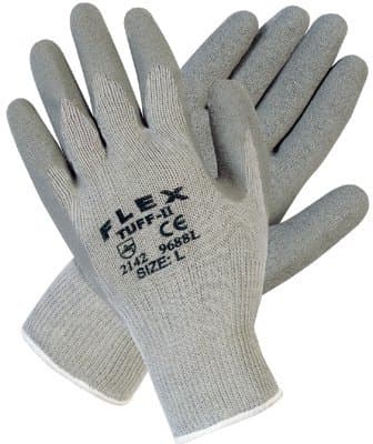 Memphis Glove Medium Sized Flex Tuff-II Latex Coated Gloves