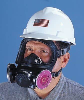 MSA Medium Polycarbonate Lens Ultra-Twin Respirator