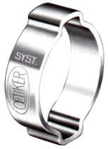 Oetiker 9/16" 2-Ear Crimp Steel Clamps