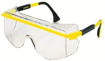 Uvex Black Frame Gray Lens Over-The-Glass 3001 Safety Spectacles