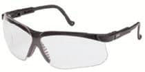 Uvex Genesis Black Safety Frame Clear Lens