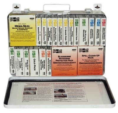 Pac-Kit 36 Unit Weatherproof Steel First Aid Kits