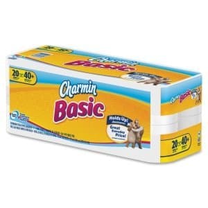 Procter & Gamble Charmin Basic Double Roll 20 Count