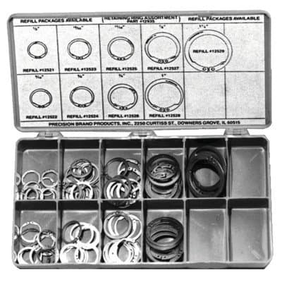 Precision 140 Piece Snap Retaining Ring Assortment Kit
