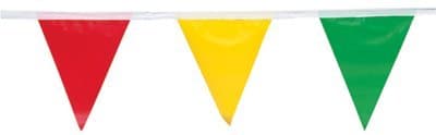 Presco 100 ft. Multicolored Pennant Flag