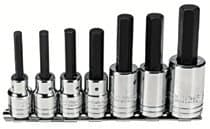 Proto 7 Piece Hex Bit Socket Set, 1/2'' Drive Size