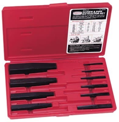 Proto 10 Piece Screw Extractor Set w/Blow Molded Box