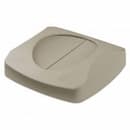 Rubbermaid 23 Gallon Swing Lid, Beige