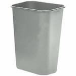 Rubbermaid Gray 28 qt. Fiberglass Wastebaskets