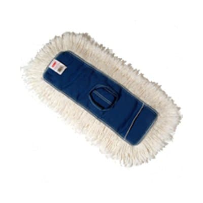 Rubbermaid White, Cotton Kut-A-Way Cut End Dust Mop Heads-18 x 5