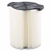 Ridgid Standard Pleated Paper Vacuum Filter for 5-20 Gallon Wet/Dry Vacs