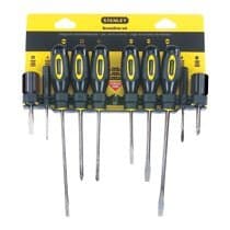 Stanley 10 Piece Standard Fluted Screwdriver Set