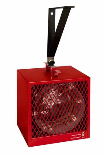 Stelpro 4800W Red Portable Heater, Red, With Mounting Bracket