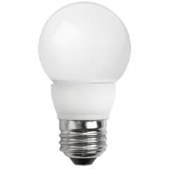 TCP Lighting 4W LED G16 Bulb, Dimmable, E26, 280 lm, 120V, 2700K, Frosted