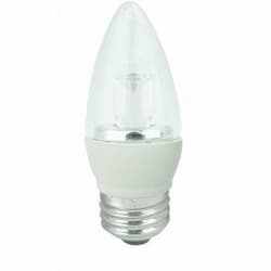 5W Dimmable LED Bulb, Blunt Tip, 2700K