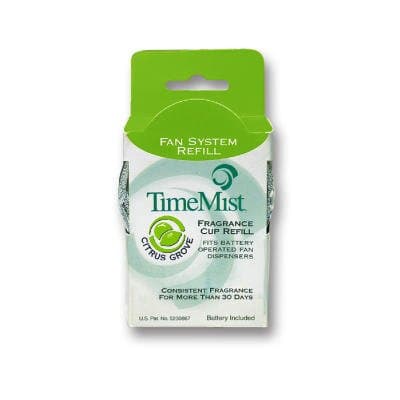 Timemist Citrus Grove, Fan Fragrance Cup Refills-1-oz