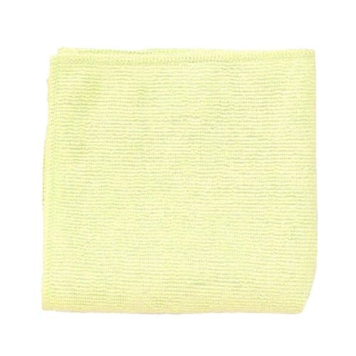 Boardwalk Unisan Lightweight Microfiber Yellow Cleaning Cloths
