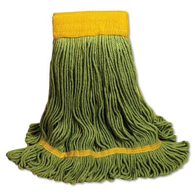 Boardwalk Green, X-Large EchoMop Looped-End Recycled PET Content Mop Head