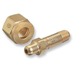 Western Brass Air Regulator Inlet Nipples