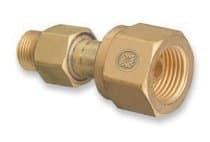 Western 0.41 lb CGA-300 Brass Cylinder Adaptor