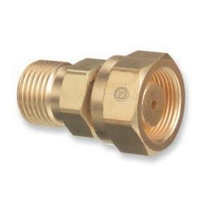 Western Brass Cylinder Acetylene Adaptors