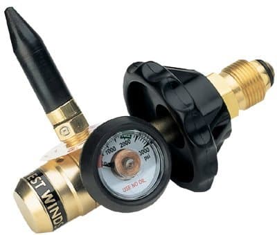 Western Deluxe Brass Ballon Inflator