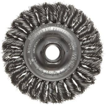 Weiler 4" Standard Twist Knot Wire Wheel